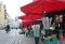 Toruń: kwiaty pod nowymi parasolami