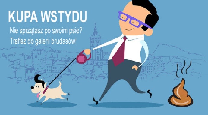 Kupa wstydu - posprzątaj po swoim psie!