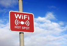 Znak hotspot wifi