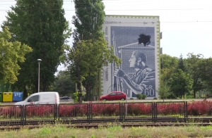 Kibice pomogli stworzyć mural w Gdańsku [WIDEO]