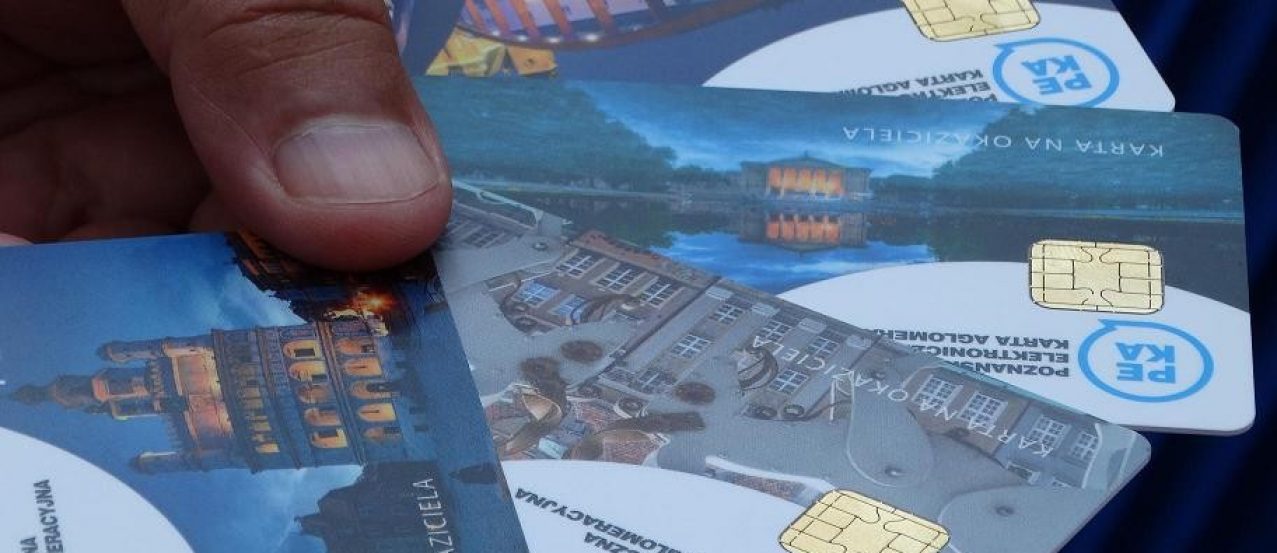 Limitowana wersja karty PEKA na okaziciela z widokówkami z Poznania