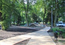 Szczeciński park z nowymi alejkami Nowe alejki Szczecin