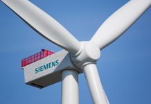 150 Windturbinen mit einer Leistung von je 4 Megawatt wird Siemens für das niederländische Windkraftwerk Gemini in der Nordsee liefern. Siemens will deliver 150 wind turbines with a capacity of 4 megawatts each for the Dutch offshore wind power plant Gemini in the North Sea.