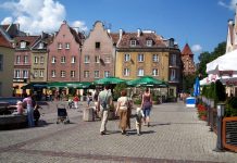Nowe zieleńce w Olsztynie ul. Stare Miasto w Olsztynie