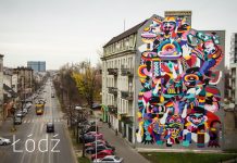 Mural w Łodzi, aut. 3TTMAN