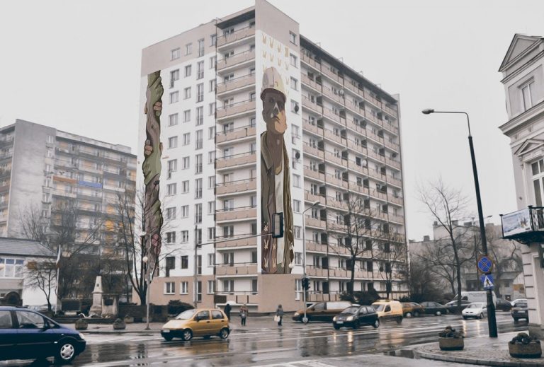 Mural z okazji 40. rocznicy wydarzeń czerwcowych powstanie w Radomiu