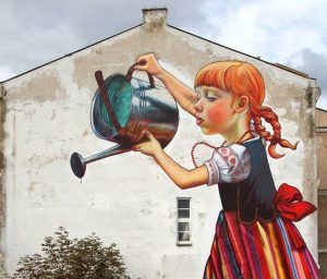 Białystok na stałe wpisał mural 