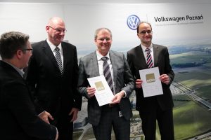 Zakład VW we Wrześni otrzymał certyfikat DGNB
