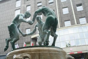 Renowacja najsłynniejszej fontanny w Gliwicach na ukończeniu