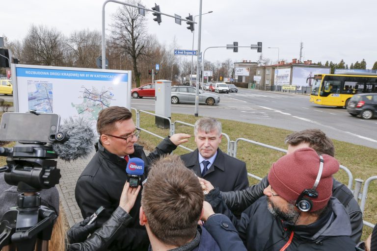 450 mln zł dofinansowania na inwestycje drogowe w Katowicach