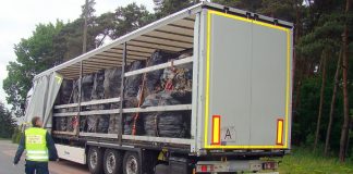 Ciężarówka nielegalnie przewożąca odpady zatrzymana przez WITD Poznań