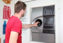 Automat na zużyte puszki i butelki