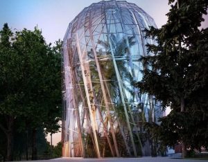 Nowa rotunda palmiarni w Gdańsku na ukończeniu