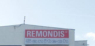Siedziba Remondis Sanitech w Poznaniu - logo