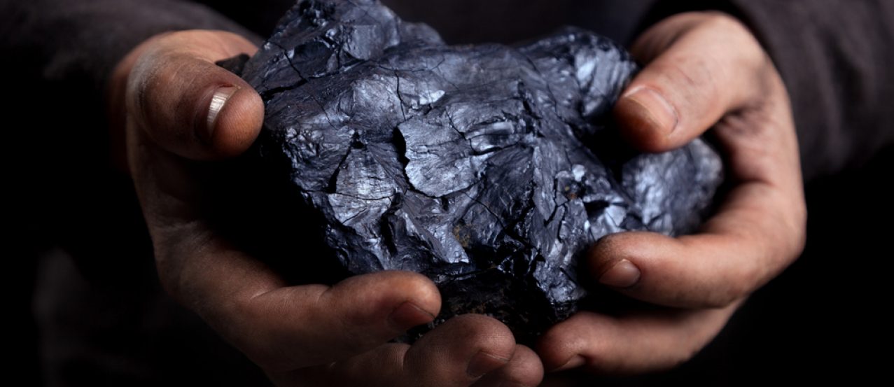 coal in the hands of the working