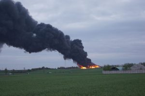 Kolejny pożar odpadów w Pyszącej k. Śremu