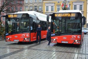 Elektryczne autobusy ładowane zieloną energią. Ostrów Wlkp. wyróżniony