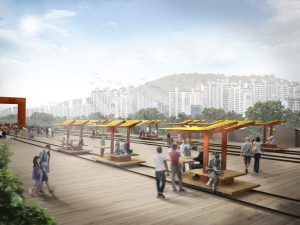 Koreańskie miasto Busan buduje linearny park [GALERIA]