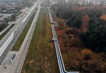 Rurociąg ciepłowniczy Enea w Białymstoku