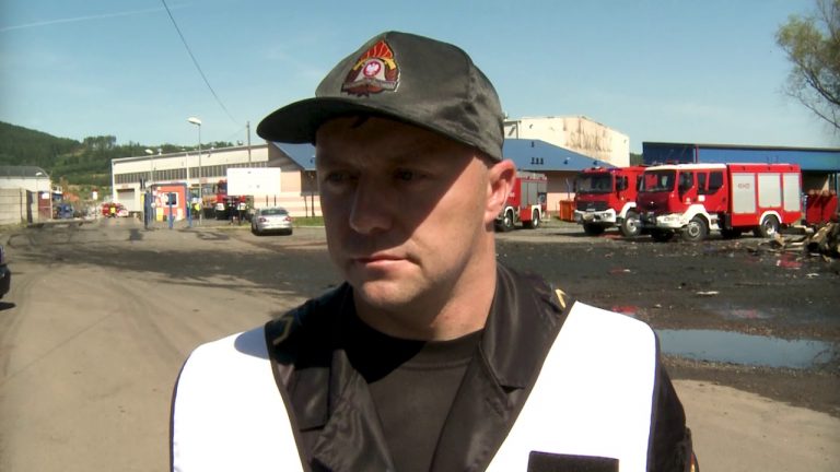Pożar odpadów na Dolnym Śląsku