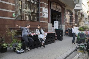 Pierwszy parklet powstaje w Katowicach