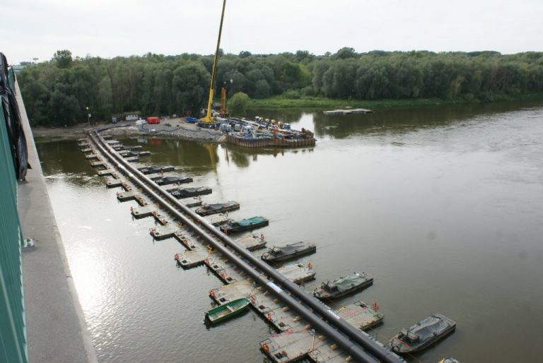 Most pontonowy na Wiśle. Demontaż rozpocznie się lada dzień