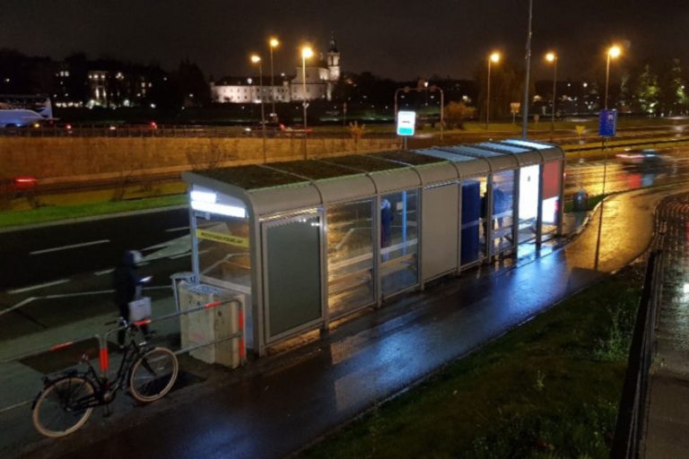 W Krakowie powstał zielony przystanek