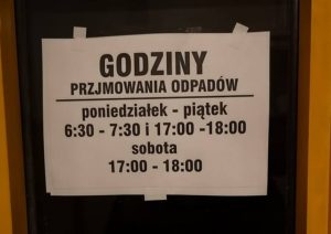Śmieci wyrzucisz tylko w wyznaczonych godzinach