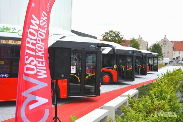 Sześć nowych ekologicznych autobusów w Ostrowie Wlkp.