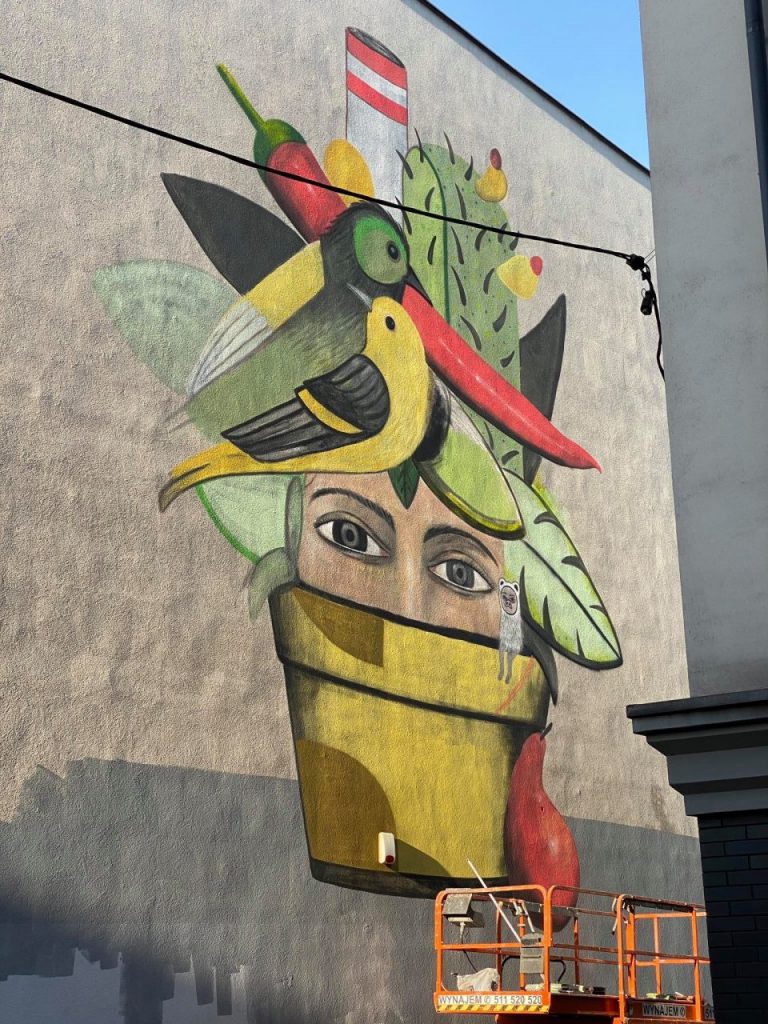 Katowice. Powstaje mural promujący cele zrównoważonego rozwoju przed Światowym Forum Miejskim