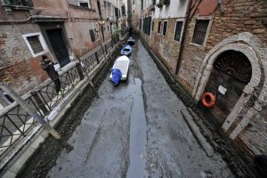 W Wenecji wyschły kanały