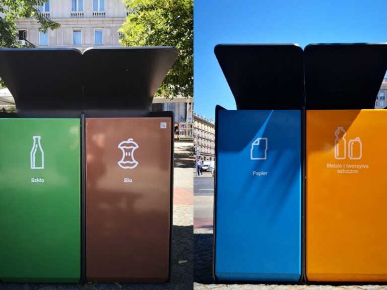 Warszawa ustawi 80 ulicznych pojemników do segregacji odpadów