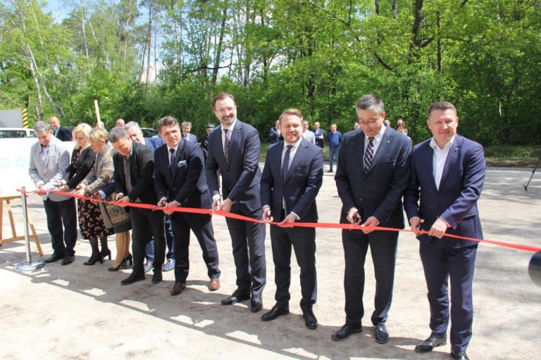 Otwarto kompostownię odpadów k. Wielunia