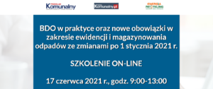 Poznaj tajniki BDO. Szkolenie z bazy danych odpadowych już 17 czerwca!