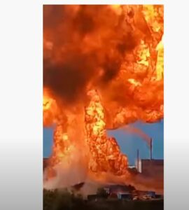 Olbrzymia eksplozja na stacji LPG w Rosji [WIDEO]