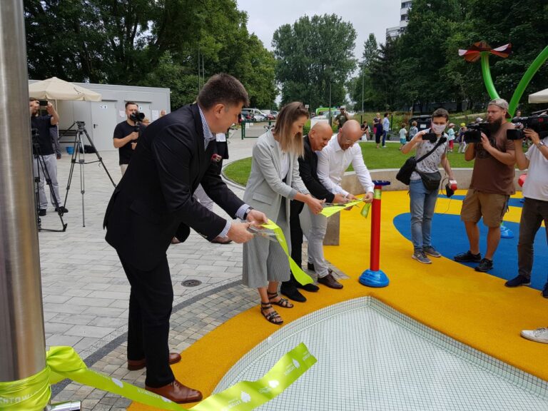 W Katowicach powstał kolejny wodny plac zabaw