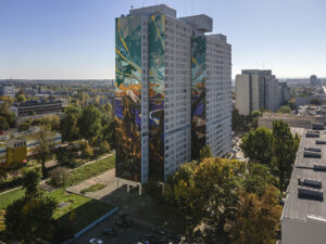 Największy mural w Polsce powstał w Łodzi