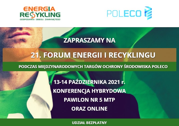 Forum Energii i Recyklingu podczas Targów POLECO w Poznaniu już w przyszłym tygodniu!