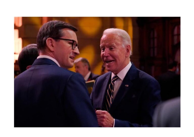 Premier Mateusz Morawiecki spotkał się z prezydentem USA Joe Bidenem