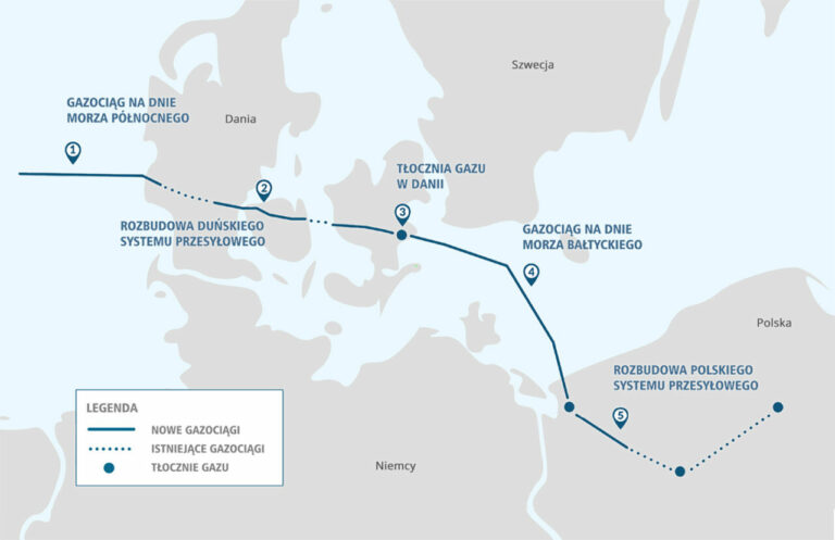 Gaz-System zakończył układanie podmorskiej części gazociągu Baltic Pipe