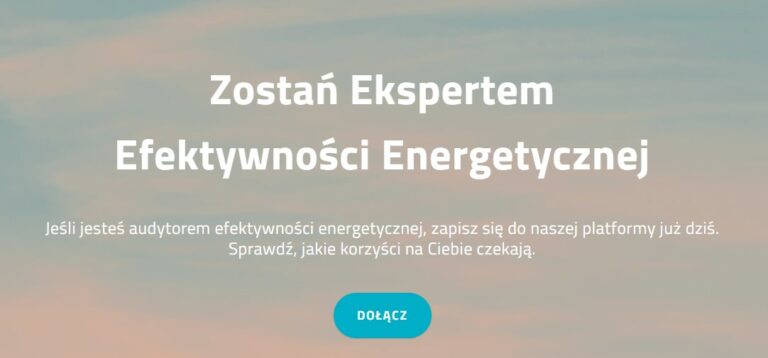 NFOŚiGW uruchamia Platformę Ekspertów Efektywności Energetycznej