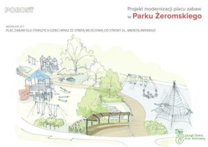 Warszawa: plac zabaw w parku Żeromskiego zyska nowy blask