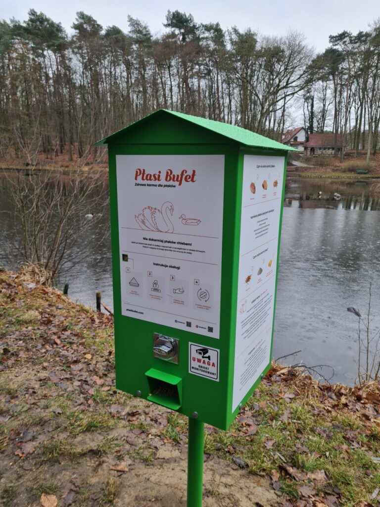 Szczecin: automaty z jedzeniem dla kaczek