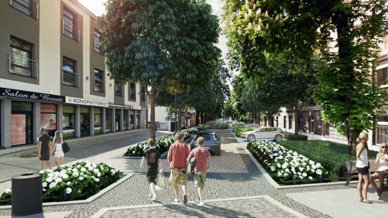 Łódź: ul. Strzelców Kaniowskich zmieni się w woonerf [WIZUALIZACJE]