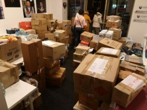 Zbiórka darów w Katowicach
