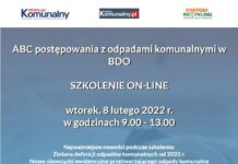 ABC postępowania z odpadami komunalnymi w BDO – szkolenie online już we wtorek 8 lutego!