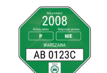 Nowy wzór naklejki dla pojazdów uprawnionych do wjazdu do stref czystego transportu