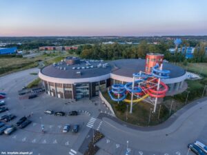 Ciepło z oczyszczalni ścieków zasila Park Wodny Trzy Fale w Słupsku