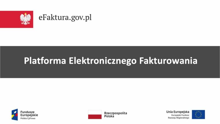 Platforma elektronicznego fakturowania [zasady działania, regulacje prawne]