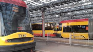 Warszawa. Pierwszy testowy przejazd tramwaju na Stegny